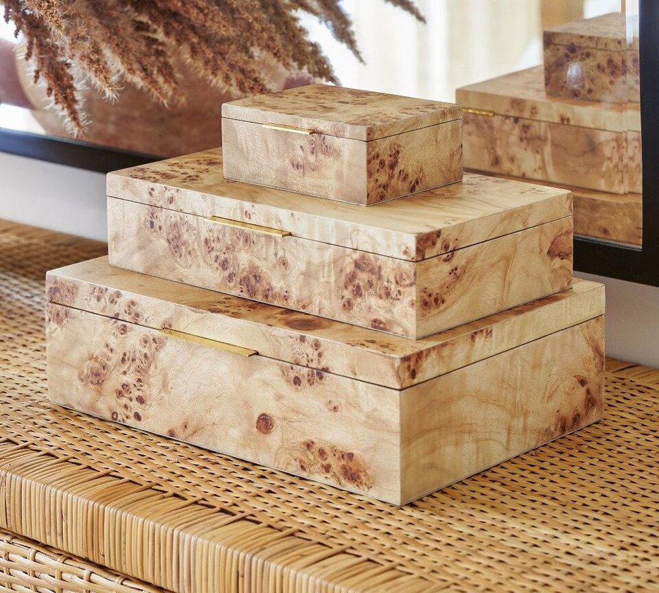 Burlwood Jewellery Box Pottery Barn Australia